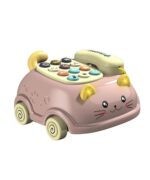 Teléfono de juguete, Rosa, 1 ud.
